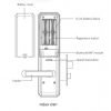 High-quality smart digital, mechanical door lock and hardware in Bangladesh baba 8300 unit indoor 570x570 1