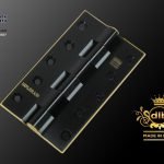 DLB Z Black Brass Hinges 5″x3″ (4MM)