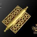 DLB Royal Brass Hinges 4″x3″ AB (4MM)