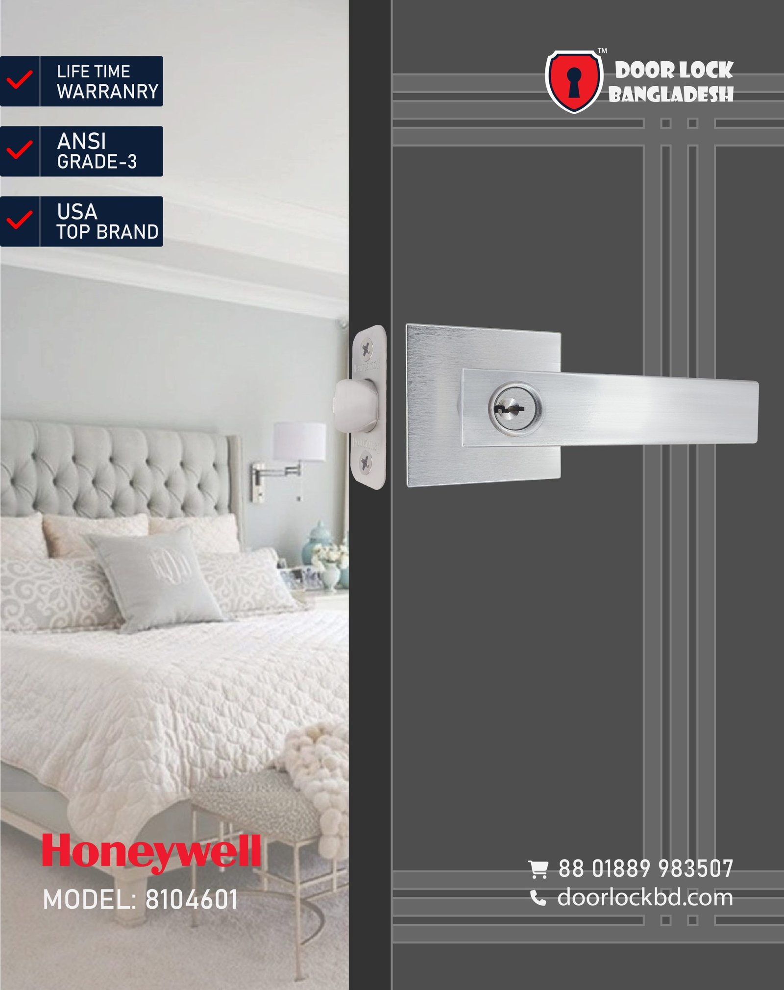 Honeywell Arlington Lever Entry SN 8128502