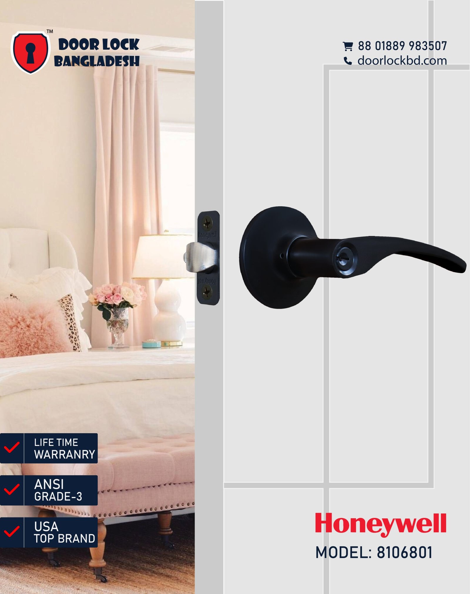 Honeywell Curved Lever Entry MB 8106801