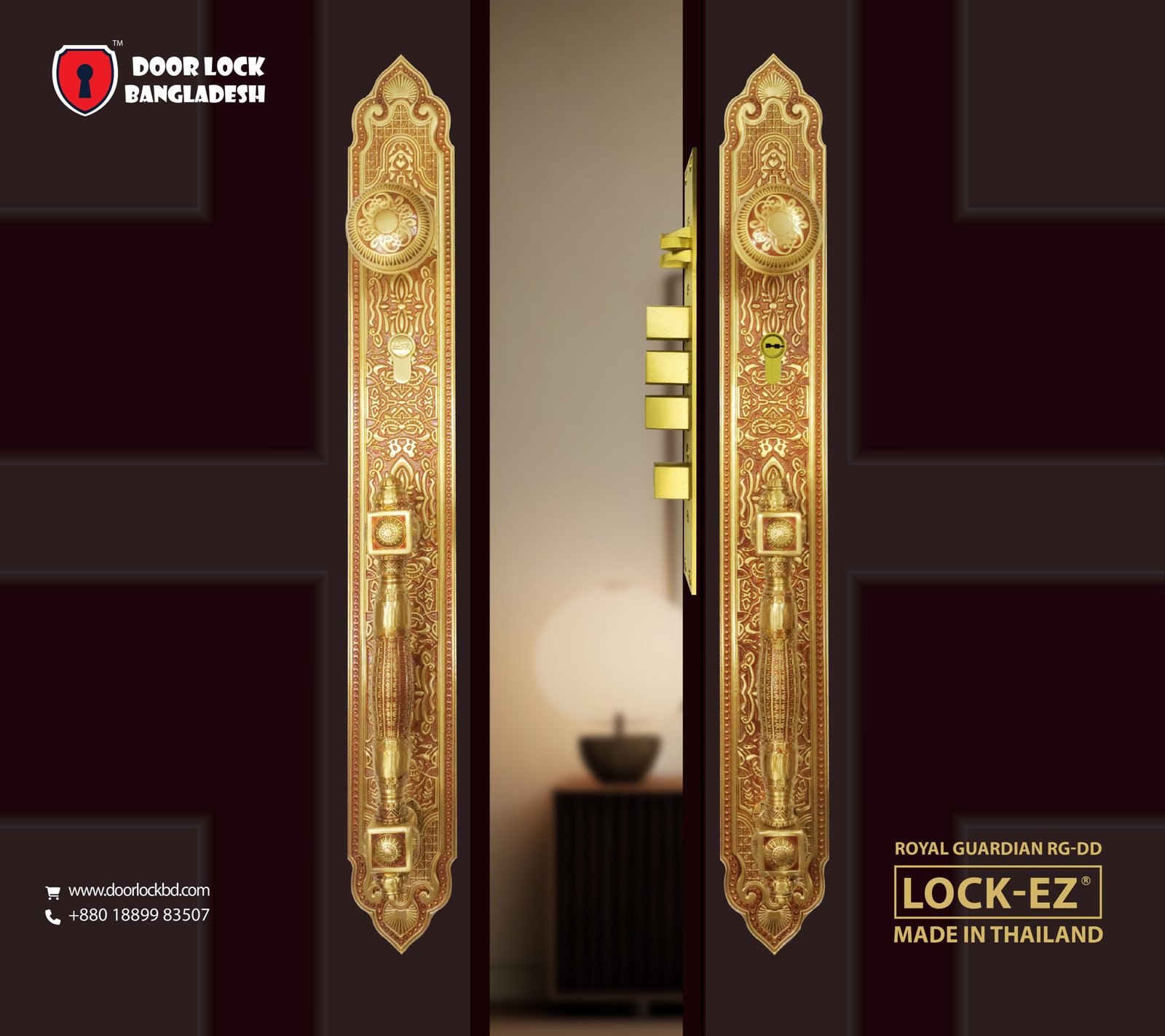 High-quality smart digital, mechanical door lock and hardware in Bangladesh Royal Guardian rg DD