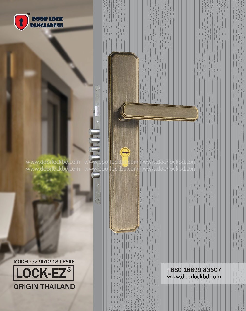 High-quality smart digital, mechanical door lock and hardware in Bangladesh 1