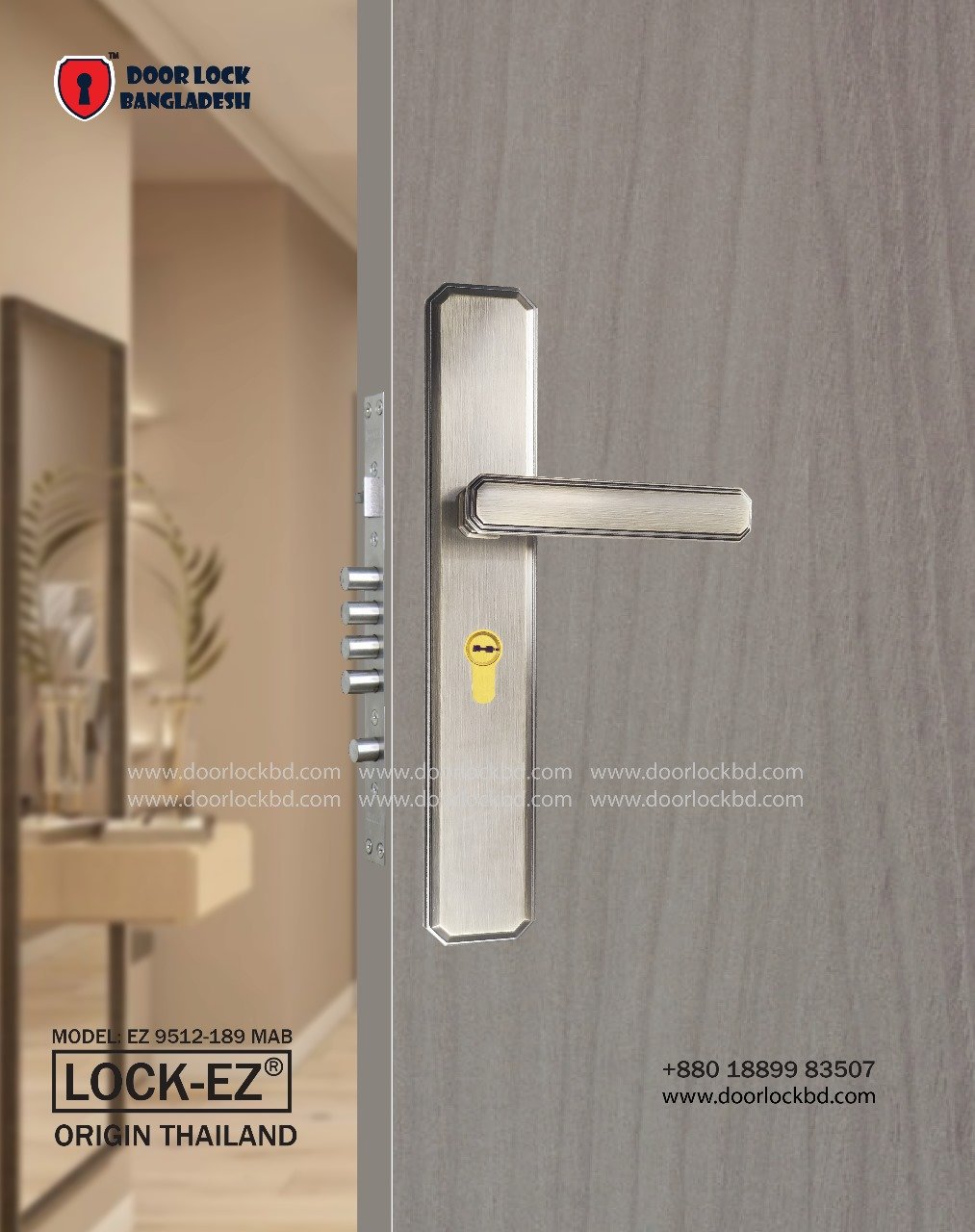 High-quality smart digital, mechanical door lock and hardware in Bangladesh 2