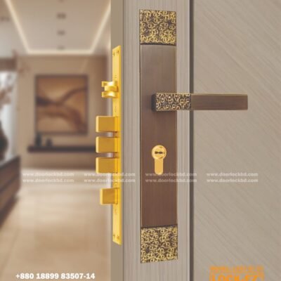 Lock-EZ Premium Brass Mortise Lock GL557-G57 CF