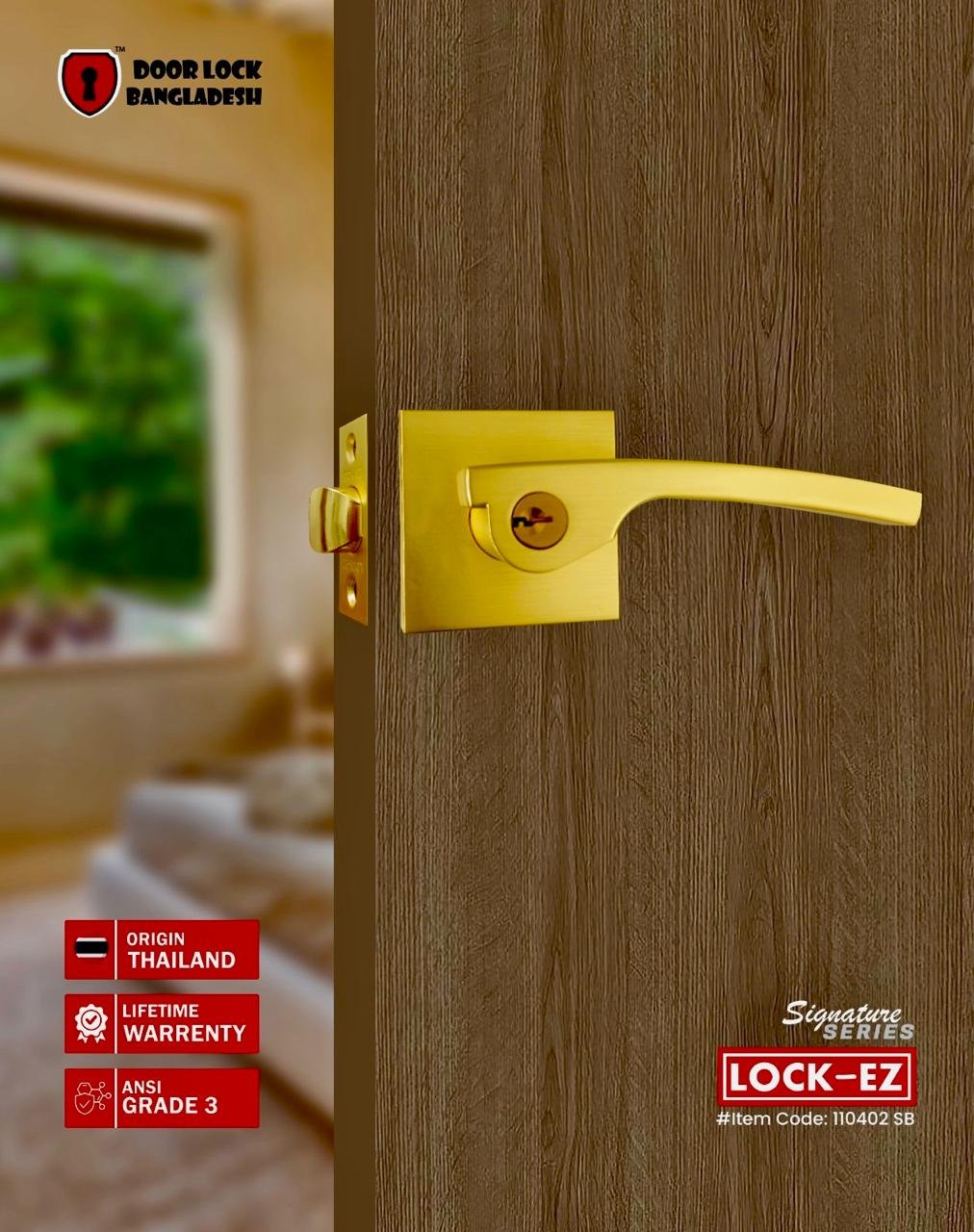 High-quality smart digital, mechanical door lock and hardware in Bangladesh Door Lock Bangladesh