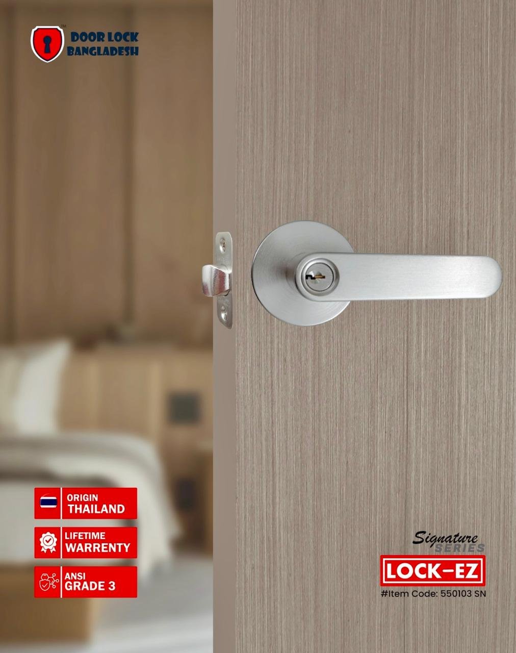 High-quality smart digital, mechanical door lock and hardware in Bangladesh Door Lock Bangladesh