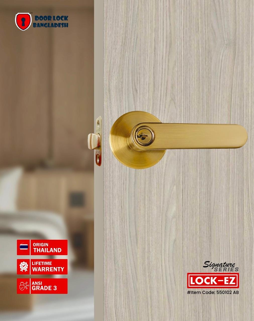 High-quality smart digital, mechanical door lock and hardware in Bangladesh Door Lock Bangladesh