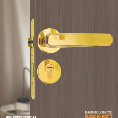 LOCK-EZ Mortise Lock 301-7194 PVD