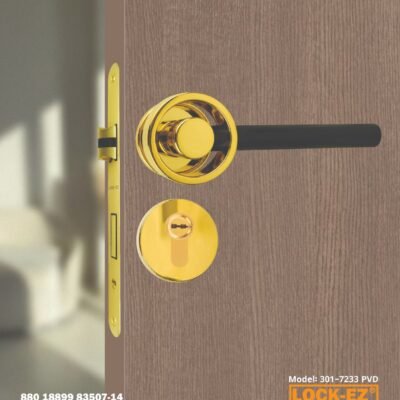 LOCK-EZ Mortise Lock 301-7233 PVD