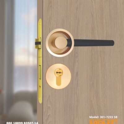 LOCK-EZ Mortise Lock 301-7233 SB
