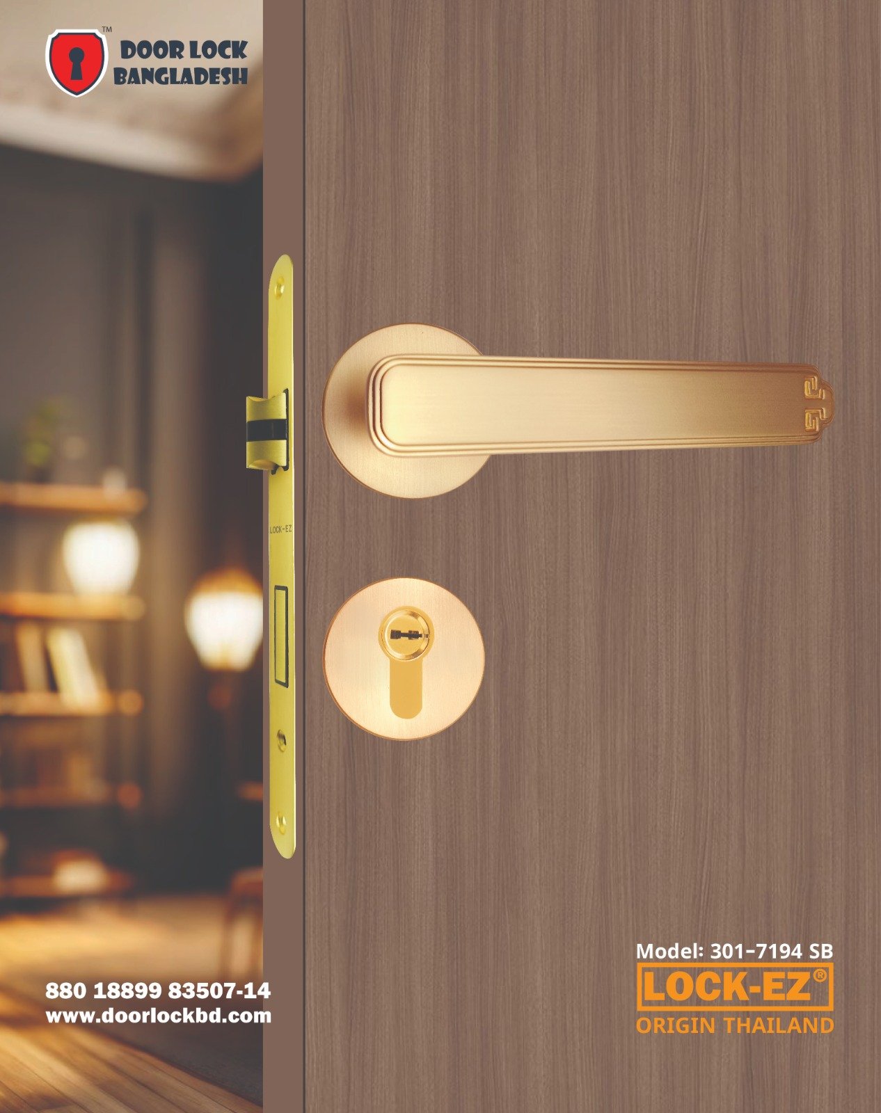 High-quality smart digital, mechanical door lock and hardware in Bangladesh Door Lock Bangladesh